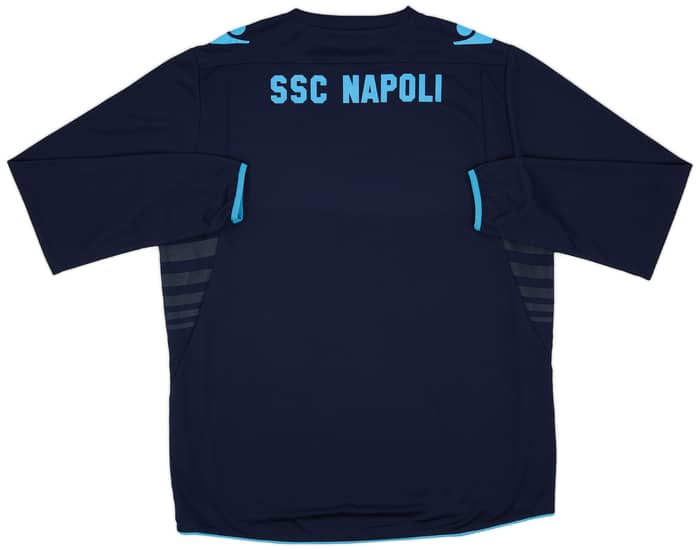 2013-14 Napoli Player Issue Training L/S Tee # -7/10 - (XL)