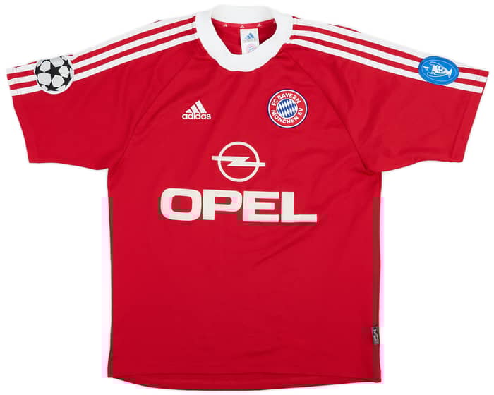 2001-02 Bayern Munich CL Shirt Elber #9 - 8/10 - (S)