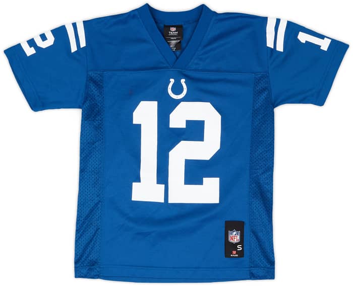 2012 Indianapolis Colts Luck #12 NFL Replica Home Jersey - 6/10 - (S.Boys)