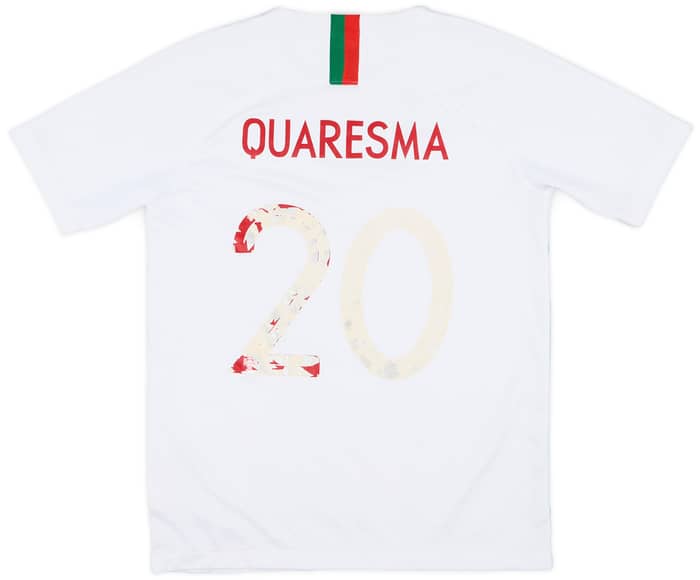 2018-19 Portugal Away Shirt Quaresma #20 - 4/10 - (XL.Boys)