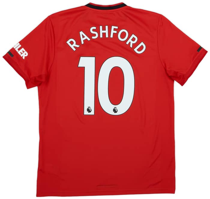 2019-20 Manchester United Home Shirt Rashford #10 - 8/10 - (L)