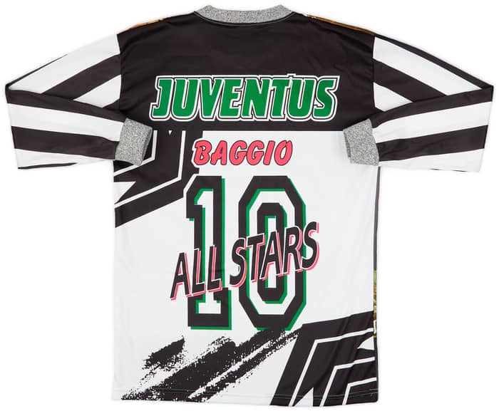 1994-95 Juventus Baggio Graphic L/S Shirt Baggio #10 - 8/10 - (M)