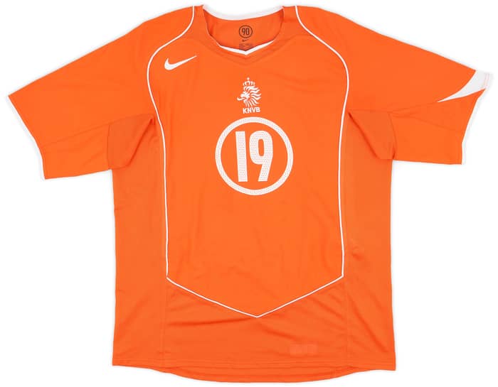 2004-06 Netherlands Home Shirt Robben #19 - 9/10 - (L)
