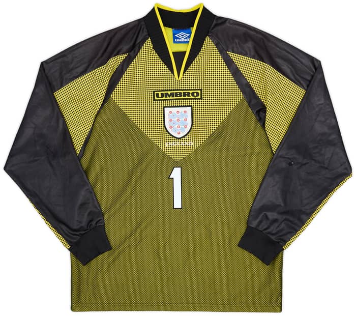 1998-99 England GK Shirt Seaman #1 - 6/10 - (L)