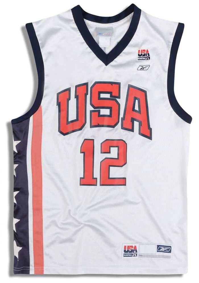 2002 USA Allen #12 Reebok Jersey (Home) M