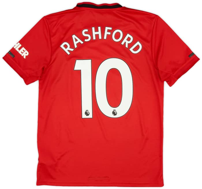 2019-20 Manchester United Home Shirt Rashford #10 - 6/10 - (M)