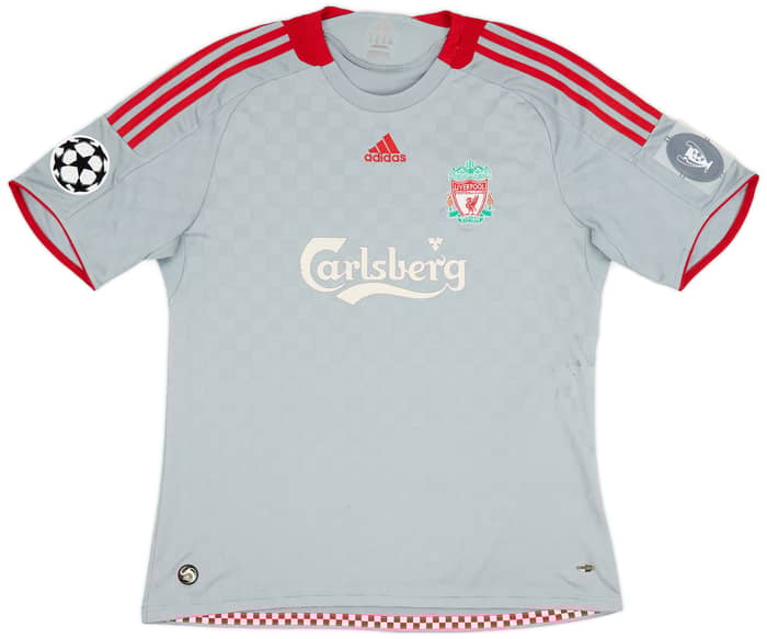 2008-09 Liverpool Away Shirt Gerrard #8 - 5/10 - (XL)