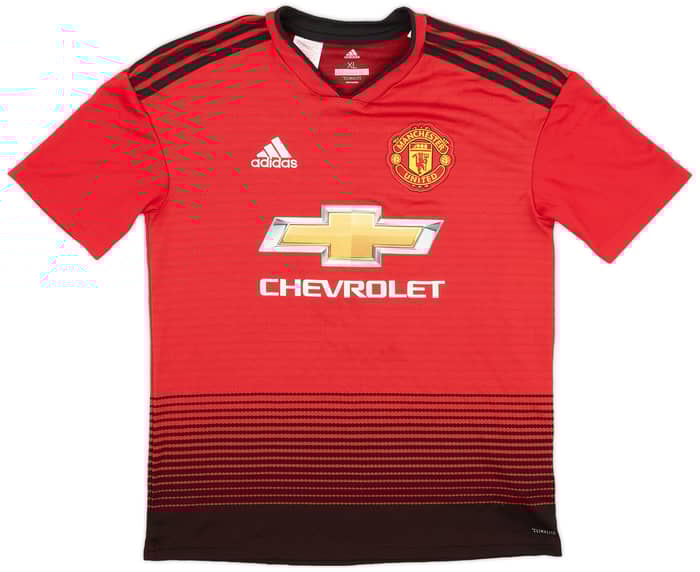 2018-19 Manchester United Home Shirt Lukaku #9 - 8/10 - (XL)