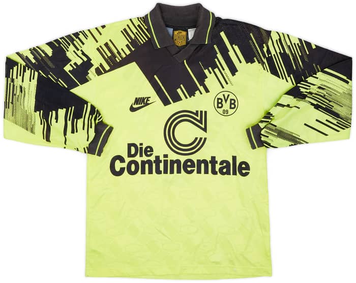 1993-94 Borussia Dortmund Home L/S Shirt - 5/10 - (XS)