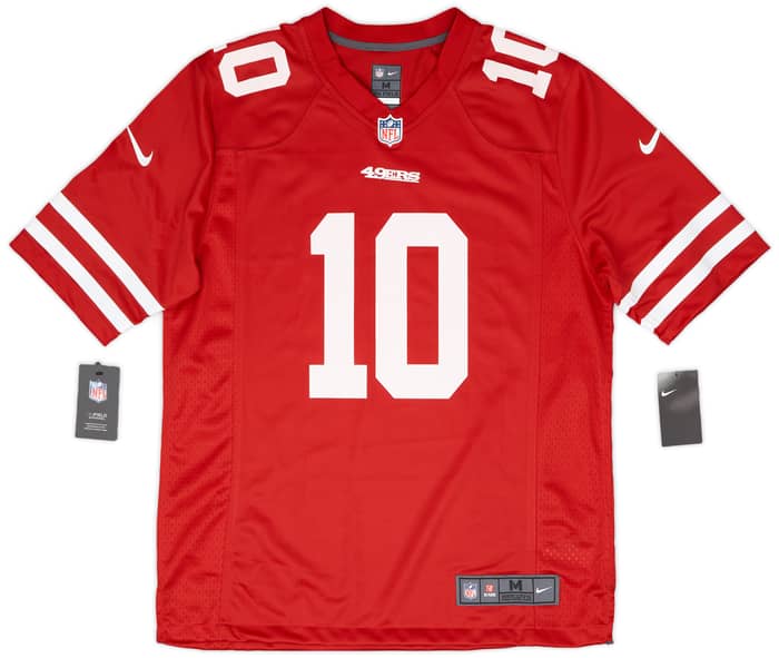 2017-21 San Francisco 49ers Garoppolo #10 Nike Game Home Jersey (M)