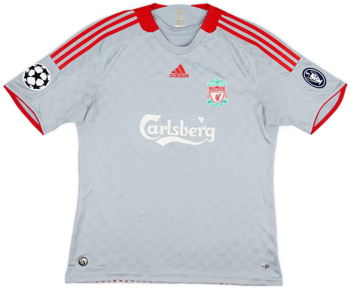 2008-09 Liverpool Away Shirt Gerrard #8 - 5/10 - (XL)