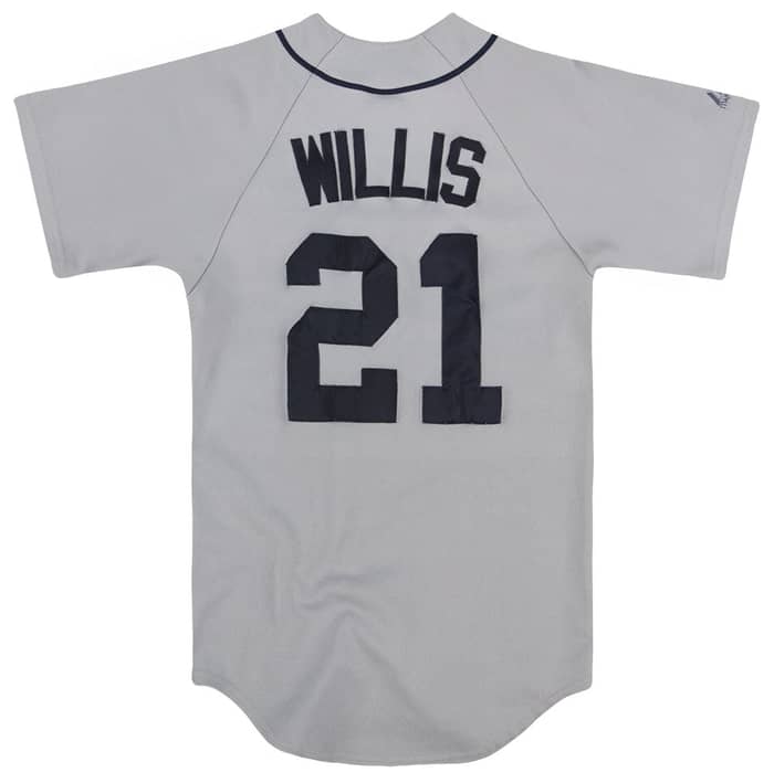 2008 Detroit Tigers Willis #21 Majestic Jersey (Away) S