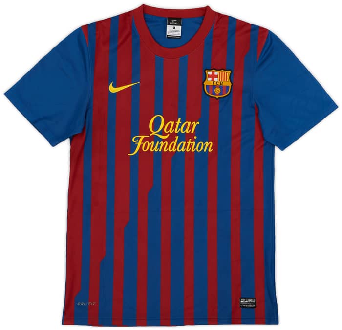 2011-12 Barcelona Basic Home Shirt Messi #10 - 7/10 - (S)
