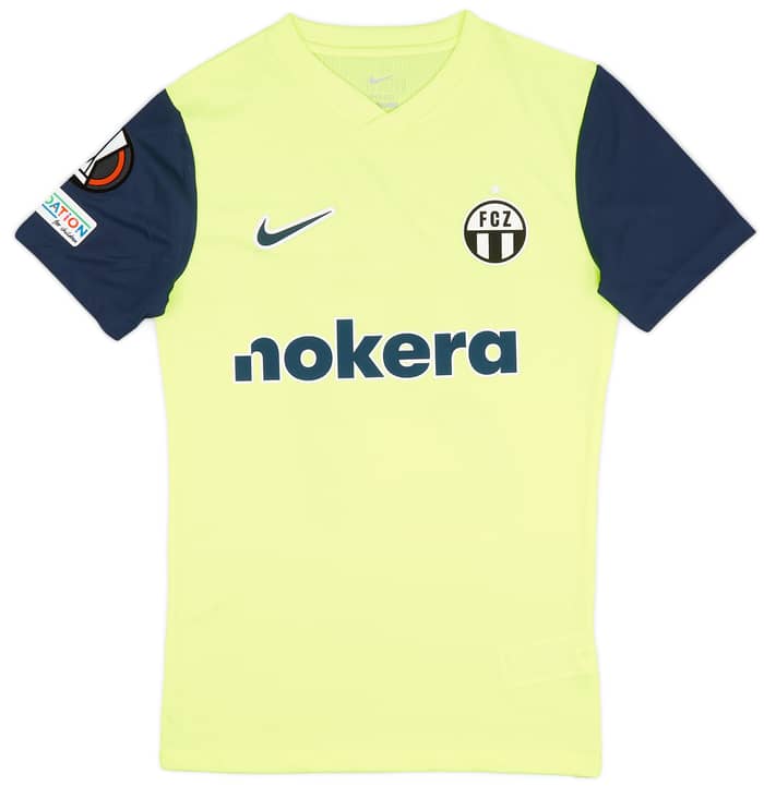 2022-23 FC Zurich Match Issue Europa League Away Shirt Hodza #27
