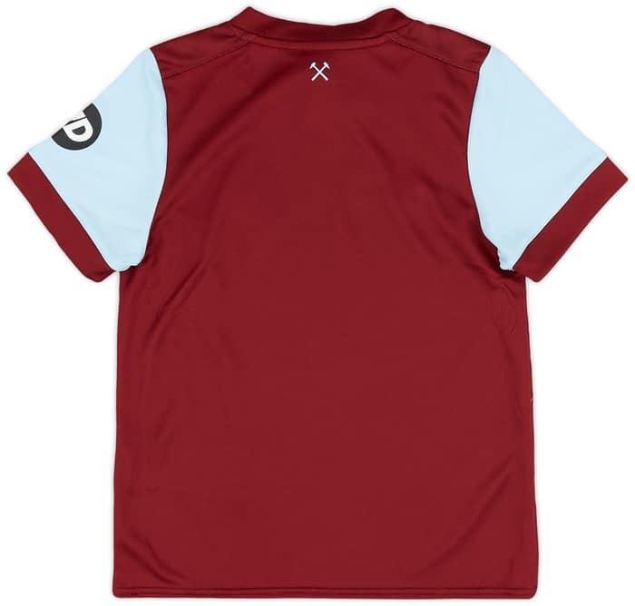 2023-24 West Ham Home Shirt & Shorts (Little Kids)