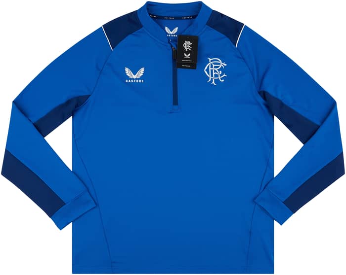 2022-23 Rangers Castore 1/4 Zip Training Top