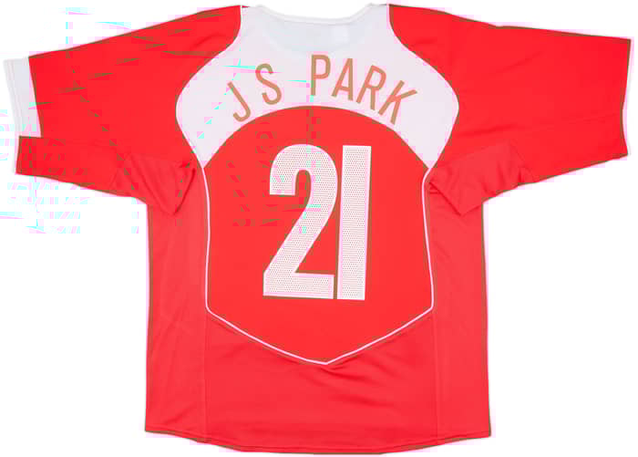 2004-06 South Korea Home Shirt J S Park #21 - 8/10 - (L)