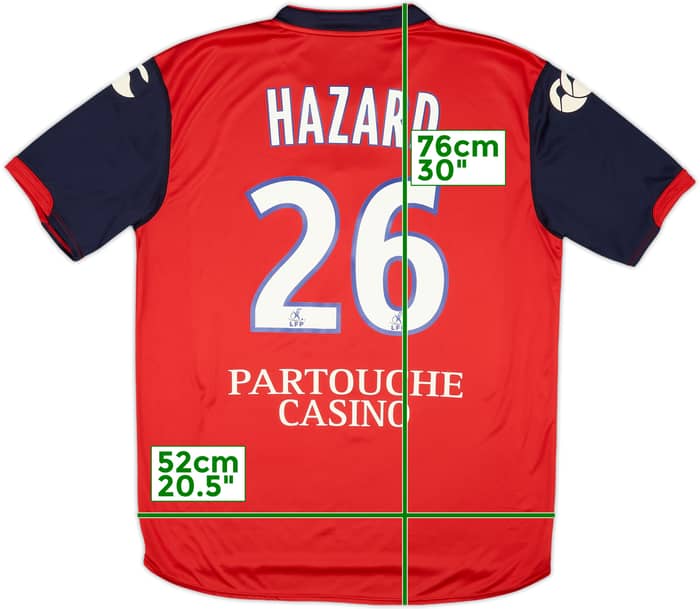 2008-09 Lille Home Shirt Hazard #26 - 7/10 - (L)