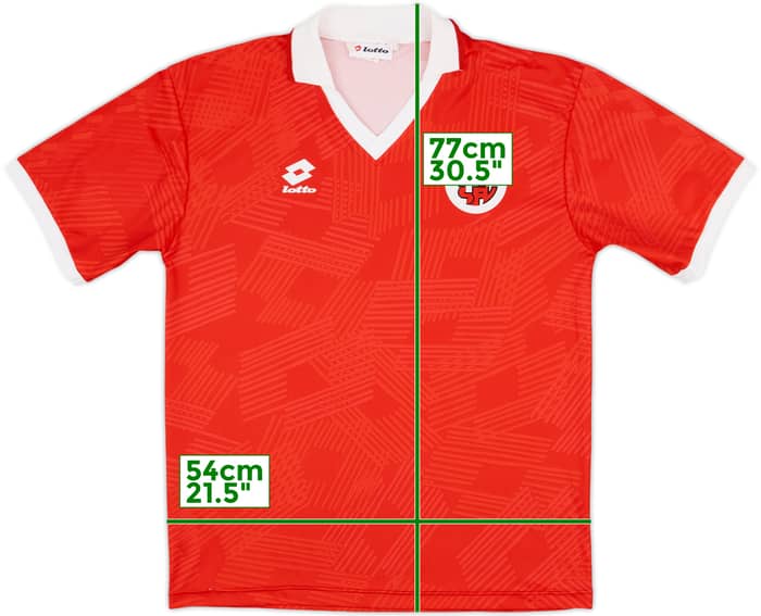 1992-93 Switzerland Home Shirt - 10/10 - (L)