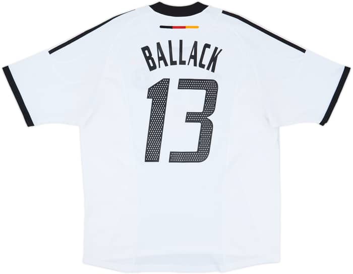 2002-04 Germany Home Shirt Ballack #13 - 6/10 - (XL)
