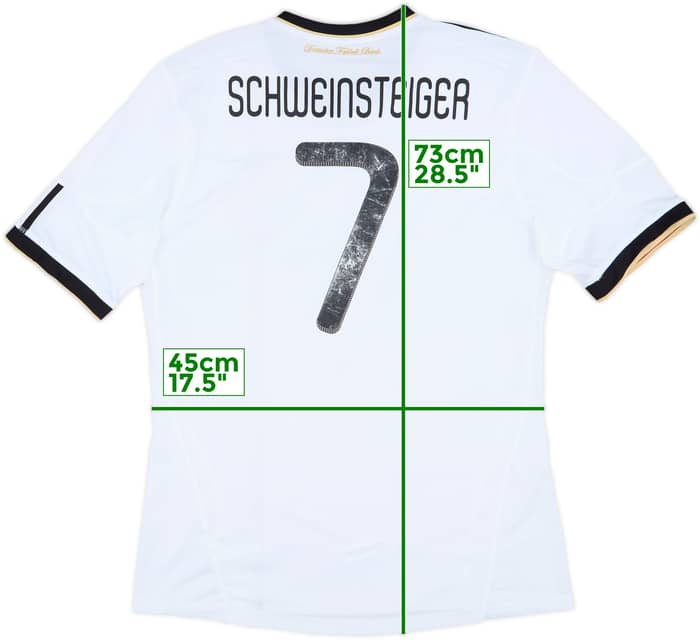 2010-11 Germany Home Shirt Schweinsteiger #7 - 5/10 - (L)