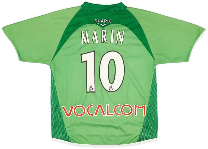 2004-05 Saint Etienne Home Shirt Marin #10 - 6/10 - (S)