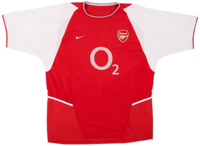 2002-04 Arsenal Home Shirt Bergkamp #10 - 6/10 - (XXL)