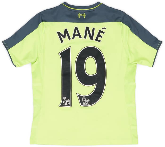 2016-17 Liverpool Third Shirt Mane #19 - 6/10 - (L.Boys)