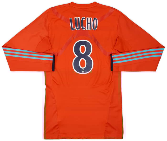 2011-12 Olympique Marseille Player Issue TechFit Third L/S Shirt Lucho #8 - 10/10 - (XL)