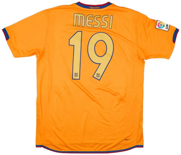 2006-08 Barcelona Away Shirt Messi #19 - 8/10 - (L)