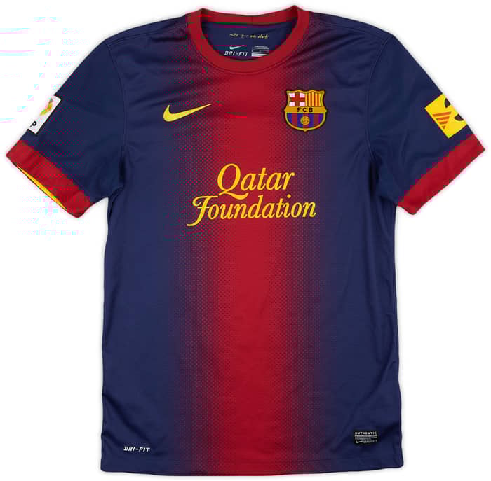 2012-13 Barcelona Home Shirt Messi #10 - 8/10 - (S)