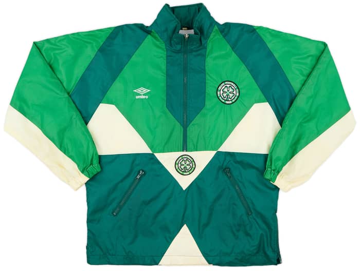 【35％OFF】 1/2 Umbro Celtic 1991-92 Zip (S) - 8/10 - Jacket Track ウェア