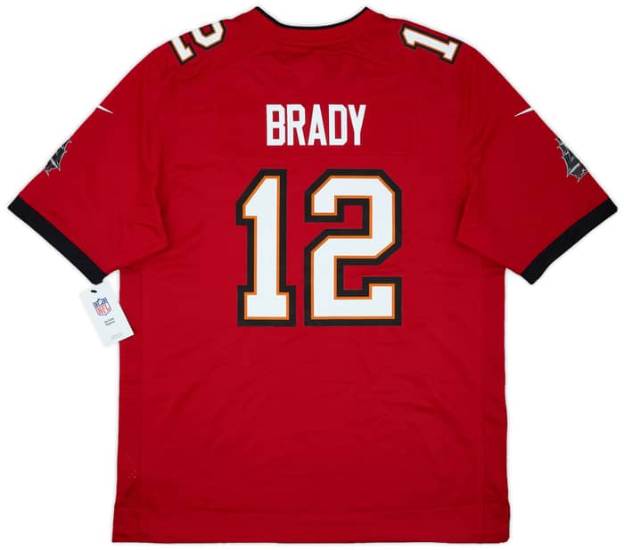 2020-22 Tampa Bay Buccaneers Brady #12 Nike Game Home Jersey (L)