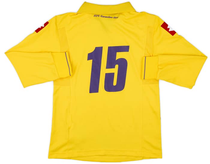 2011-12 Fiorentina Away L/S Shirt #15 - 7/10 - (XS)