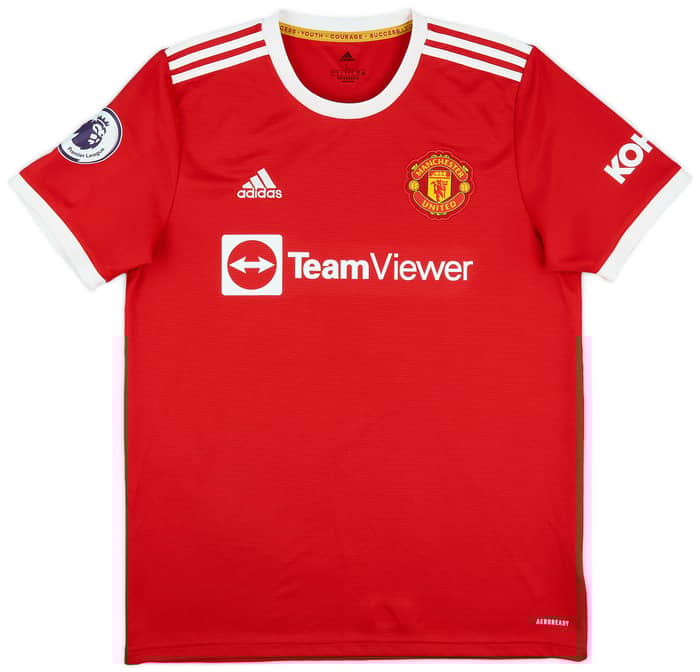 2021-22 Manchester United Home Shirt Shaw #23 - 10/10 - (L)