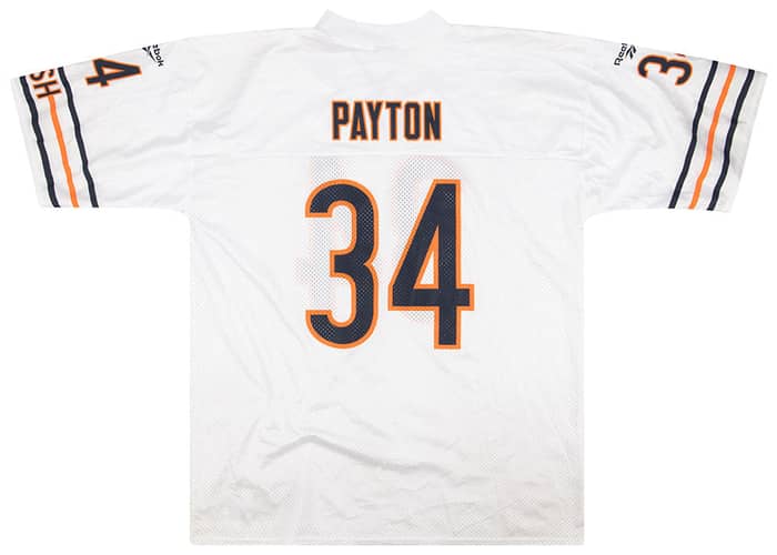 1985 Chicago Bears Payton #34 Reebok Throwback Jersey (Away) XL