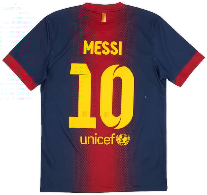2012-13 Barcelona Home Shirt Messi #10 - 8/10 - (S)