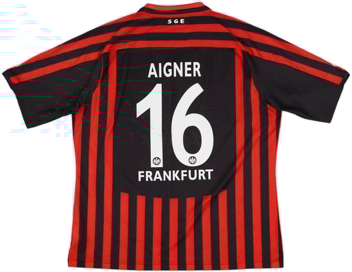 2012-13 Eintracht Frankfurt Home Shirt Aigner #16 - 10/10 - (XXL)