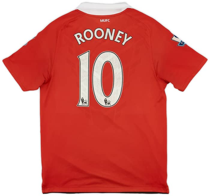 2010-11 Manchester United Home Shirt Rooney #10 - 5/10 - (M)