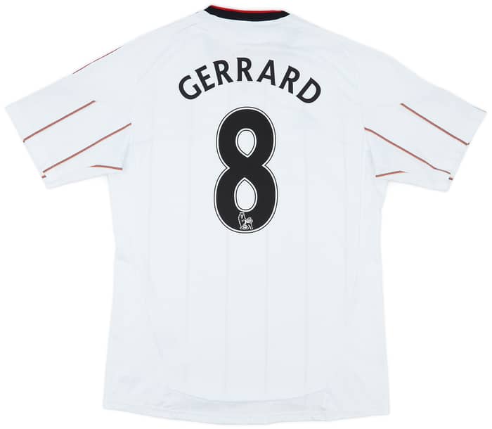 2010-11 Liverpool Away Shirt Gerrard #8 - 5/10 - (M)