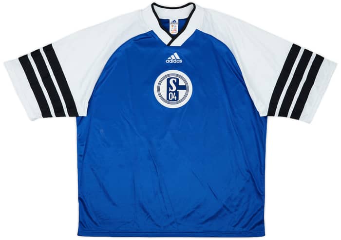 1998-99 Schalke adidas Training Shirt - 8/10 - (XXL)