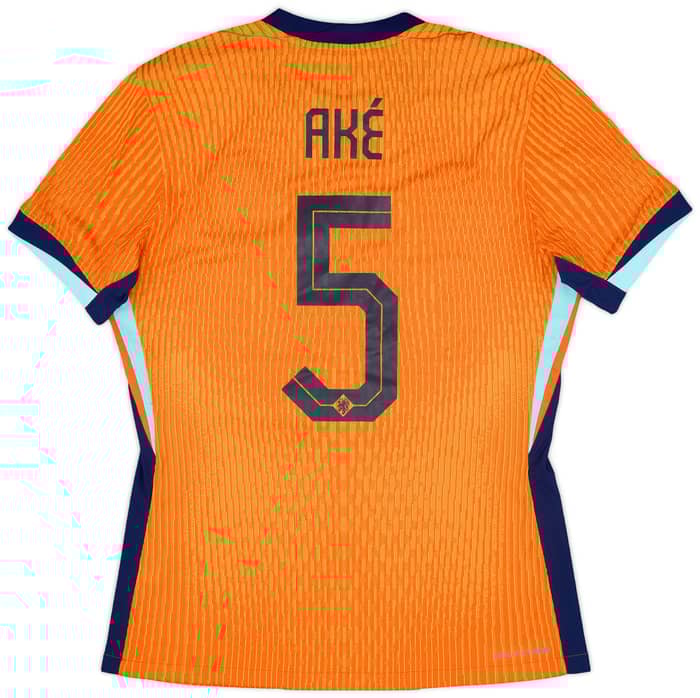 2024 Netherlands Match Issue Home Shirt Ake #5