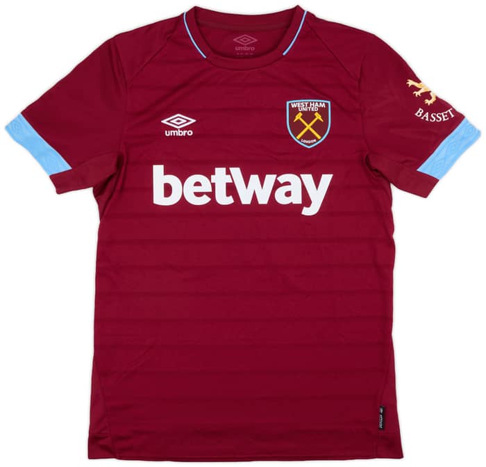2018-19 West Ham Match Issue Home Shirt #25 (Balbuena)