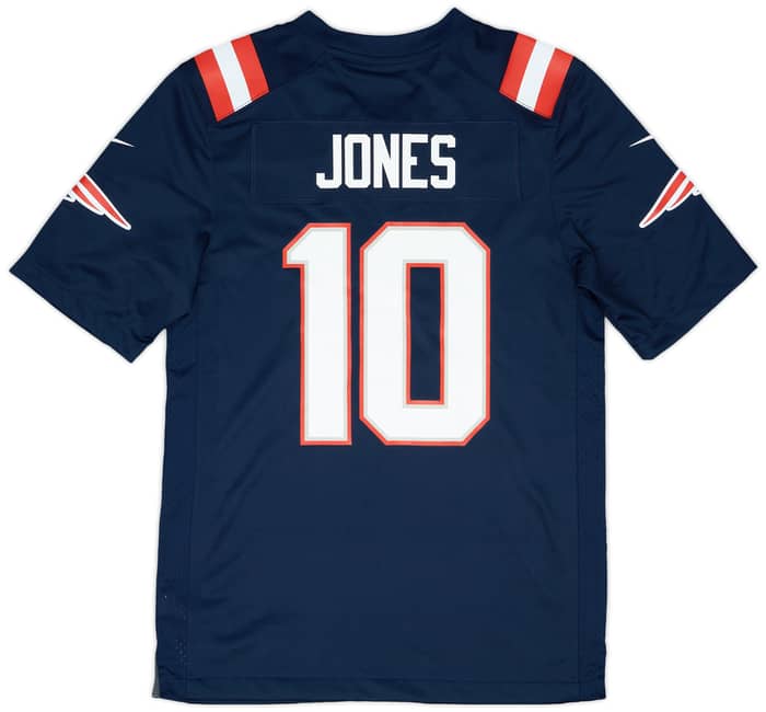 2021-23 New England Patriots Jones #10 Nike Game Home Jersey (S)