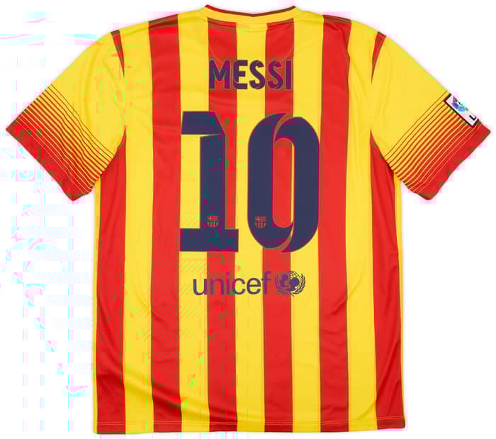 2013-15 Barcelona Away Shirt Messi #10 - 9/10 - (L)