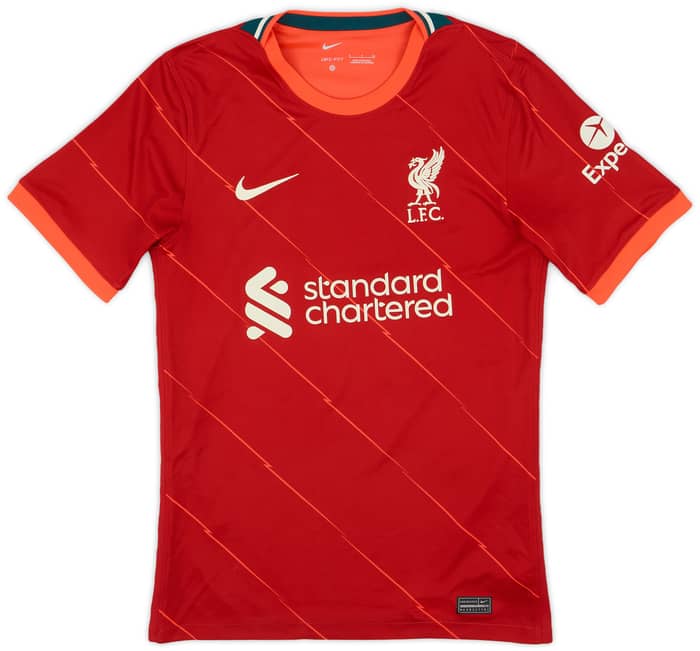 2021-22 Liverpool Home Shirt M.Salah #11 - 8/10 - (S)