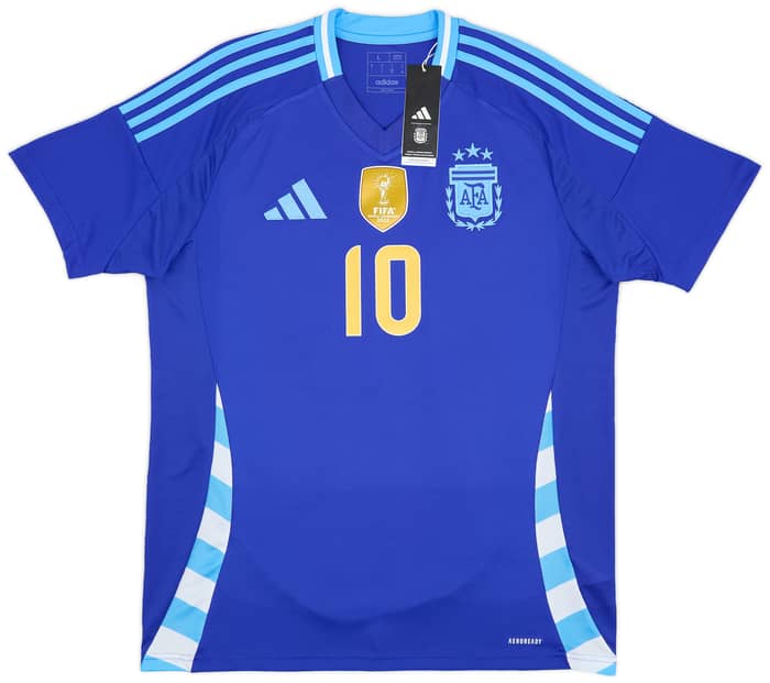 2024-25 Argentina Away Shirt Messi #10