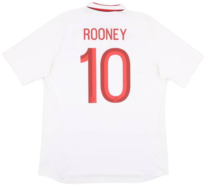 2012-13 England Home Shirt Rooney #10 - 9/10 - (L)