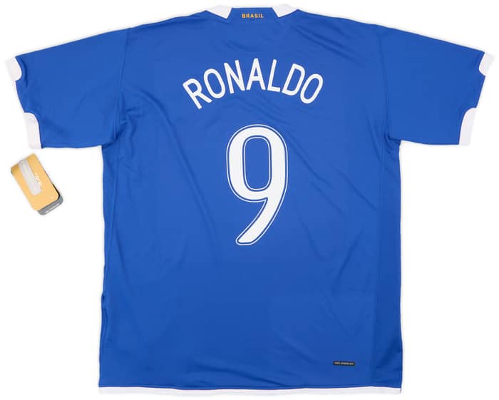 2006-07 Brazil Away Shirt Ronaldo #9 (XL)