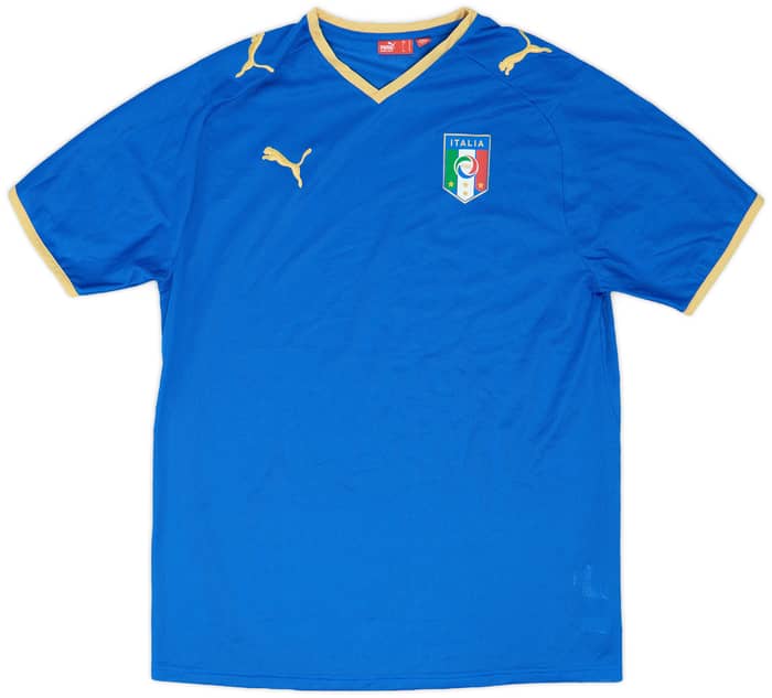 2007-08 Italy Home Shirt - 9/10 - (M)